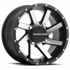 Raceline Wheels A82M Twist UTV Wheel (14X7) (+5) (4X156) (Black)