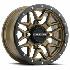 Raceline Wheels A94BZ Krank UTV Beadlock Wheel (14X7) (+10) (4X156) (Bronze)