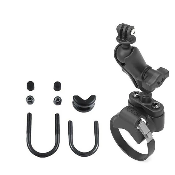 RAM Mounts ATV/UTV Handlebar U-Bolt Mount With Action Camera Adapter - Image 4