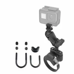 RAM Mounts ATV/UTV Handlebar U-Bolt Mount With Action Camera Adapter