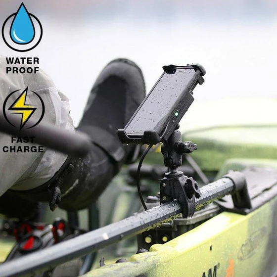 RAM Mounts Quick-Grip Waterproof Wireless Charging Mount With Tough-Claw - Image 6