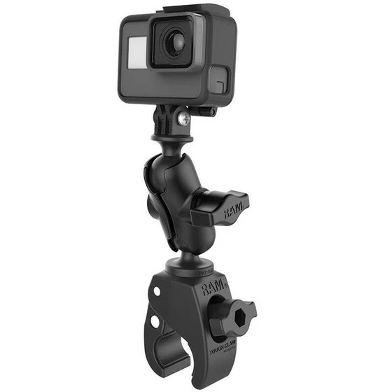 RAM Mounts Tough-Claw Small Clamp Mount With Universal Action Camera Adapter