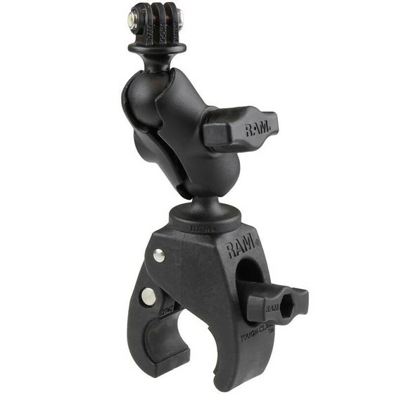 RAM Mounts Tough-Claw Small Clamp Mount With Universal Action Camera Adapter - Image 2