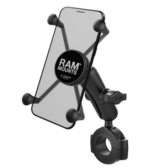 RAM Mounts X-Grip Large Phone Mount With RAM Torque Large Rail Base (.75" - 1" Diameter)