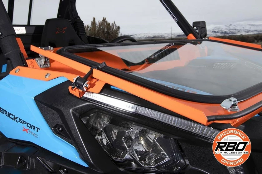 Razorback Offroad RBO Can-Am Maverick Trail/Sport Folding Windshield (Front) - Image 7