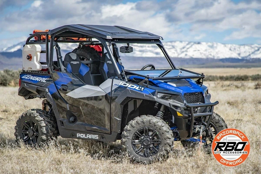 Razorback Offroad RBO Polaris General Folding Front Windshield - Image 13