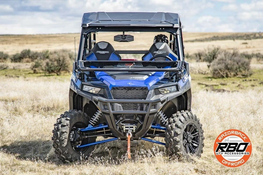 Razorback Offroad RBO Polaris General Folding Front Windshield - Image 12