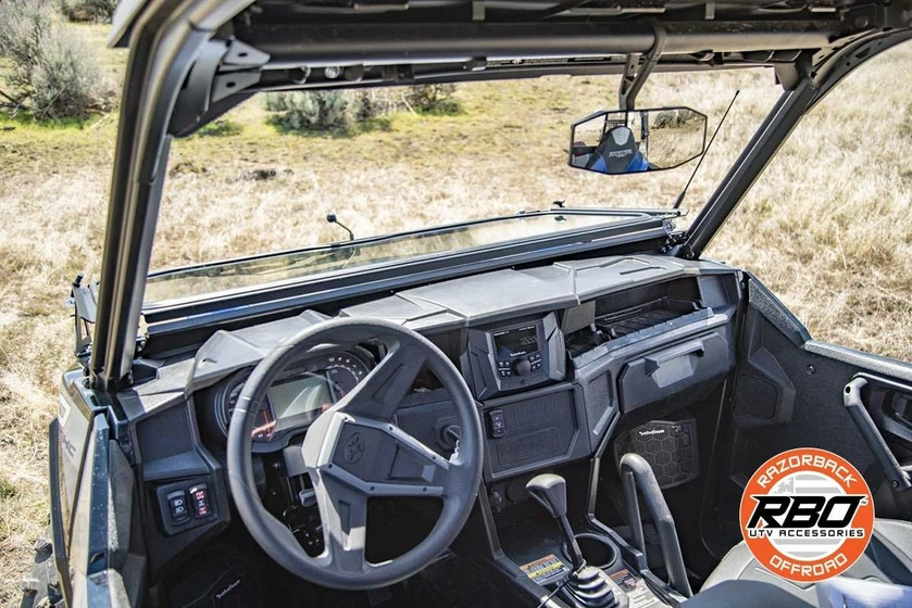 Razorback Offroad RBO Polaris General Folding Front Windshield - Image 14