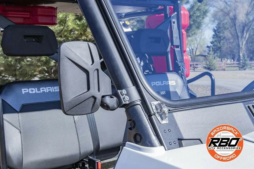Razorback Offroad RBO Polaris Ranger Glass Folding Front Windshield - Image 6