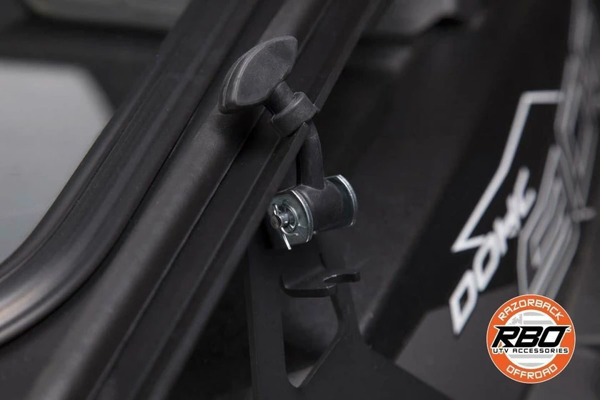 Razorback Offroad RBO Polaris RZR 900 / 1000 Front Folding Windshield - Image 3