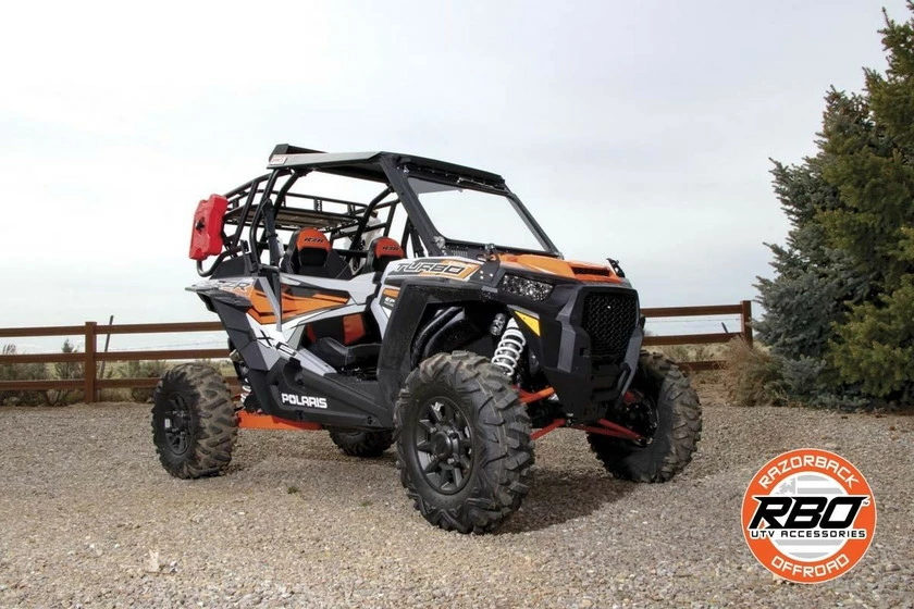 Razorback Offroad RBO Polaris RZR 900 / 1000 Front Folding Windshield - Image 5
