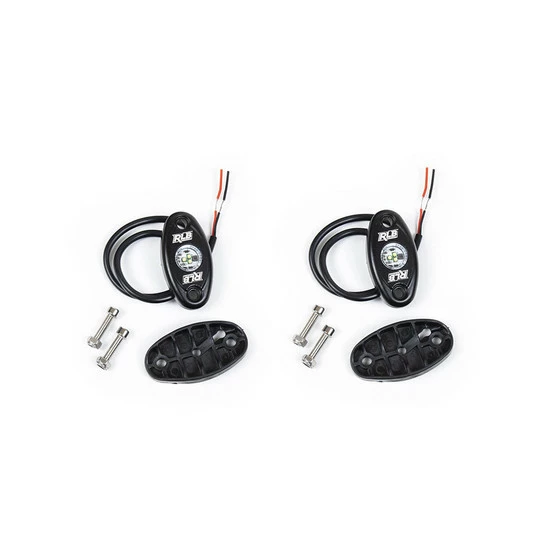 Rear Light Bar White Universal Rock Light (2 Pc)