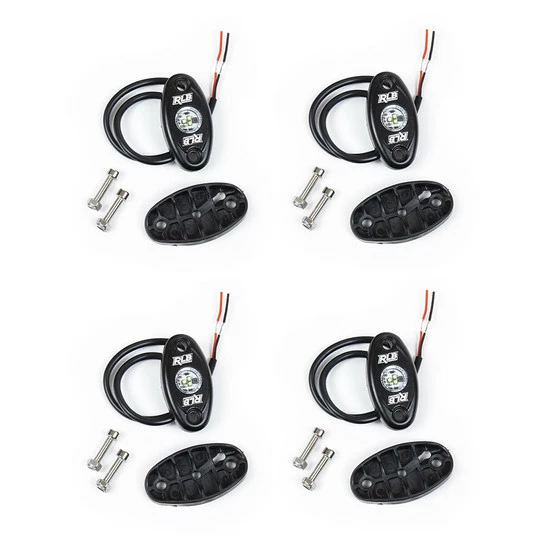 Rear Light Bar White Universal Rock Light (4 Pc)