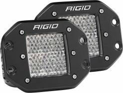 Rigid Industries D-Series Pro Diffused Flush Mount (Pair)