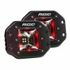 Rigid Industries Radiance Pod Scene Light (Red Backlight) (Pair)