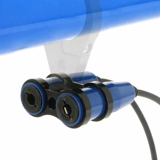 Rugged Radios Dual Nexus Jack Bar Mount - Black