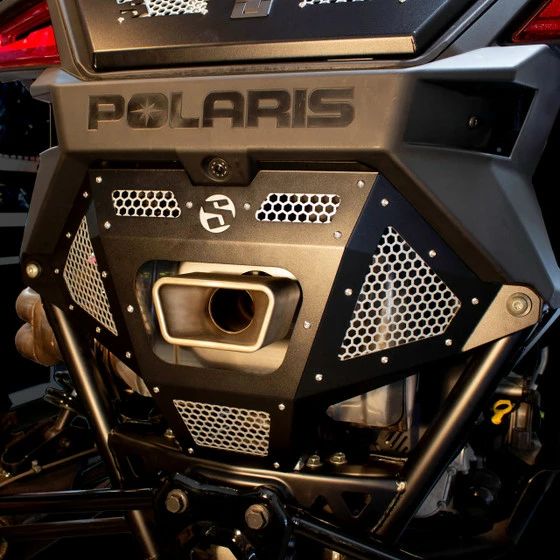 SDR Motorsports Polaris Pro R Rear Exhaust Cover - Image 6