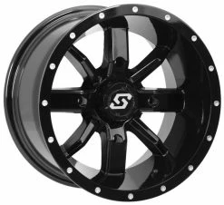 Sedona Hallow Point UTV Wheel (14X8) (4X110) (Gloss Black)
