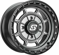 Sedona Rift UTV Wheel (15x7) (4X137) (Grey/Carbon)