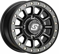 Sedona Sano Beadlock UTV Wheel (14x7) (4X137) (10mm)(Black)