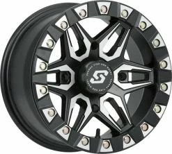 Sedona Split 6 Beadlock UTV Wheel (14x7) (4X156) (Satin)