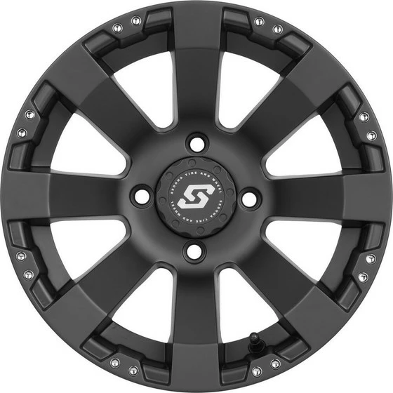 Sedona Spyder UTV Wheel (12X7) (4X156) (Satin Black) - Image 2