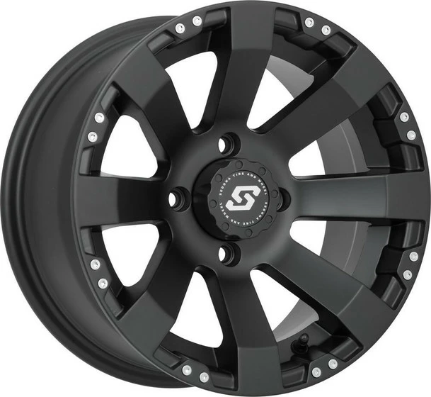 Sedona Spyder UTV Wheel (12X7) (4X156) (Satin Black)