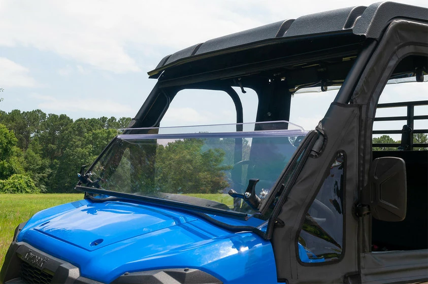 Seizmik Kawasaki Mule Pro FX/FXT Versa-Fold Windshield (Scratch Resistant Poly)
