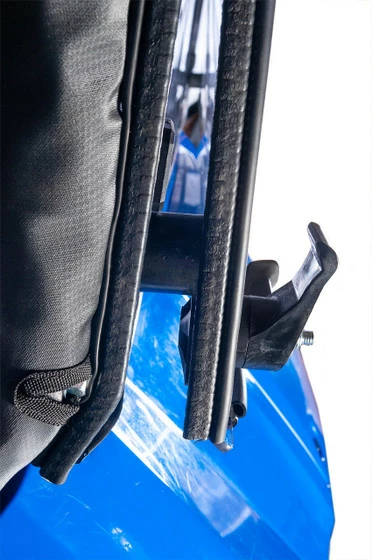 Seizmik Kawasaki Mule Pro FX/FXT Versa-Fold Windshield (Scratch Resistant Poly) - Image 6