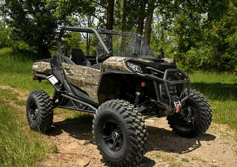 SuperATV Can-Am Commander Scratch Resistant Flip Windshield (2021+) - Image 7