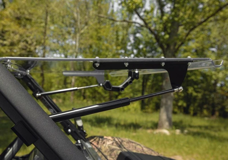 SuperATV Can-Am Commander Scratch Resistant Flip Windshield (2021+) - Image 9