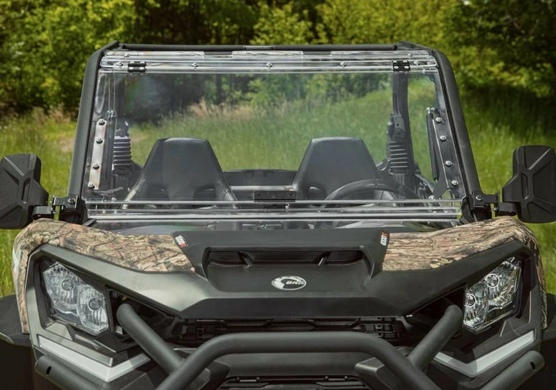 SuperATV Can-Am Commander Scratch Resistant Flip Windshield (2021+) - Image 5