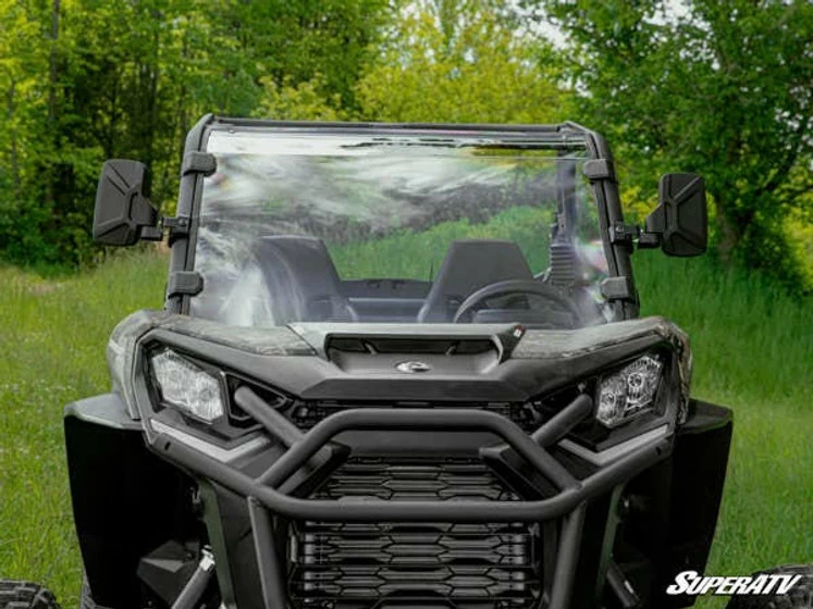 SuperATV Can-am Commander Scratch Resistant Full Windshield - Image 9