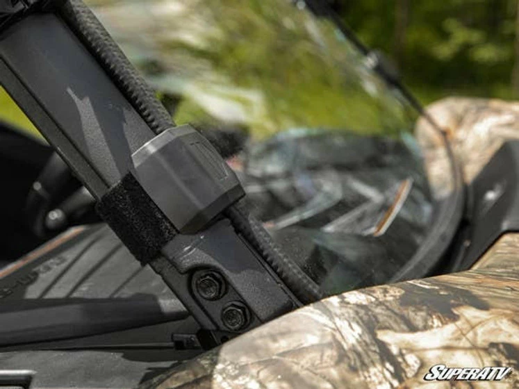 SuperATV Can-am Commander Scratch Resistant Full Windshield - Image 12