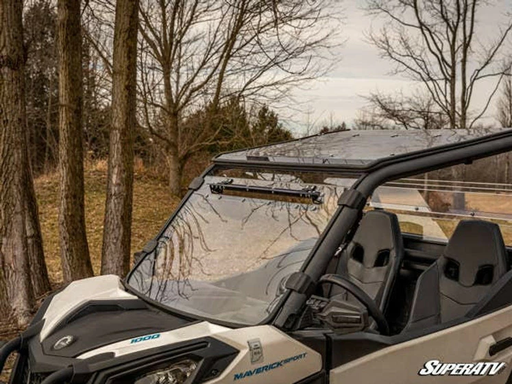 SuperATV Can-am Commander Scratch-resistant Vented Full Windshield - Image 15