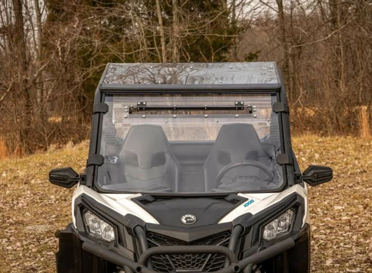 SuperATV Can-Am Commander Scratch Resistant Vented Full Windshield(2021+) - Image 3