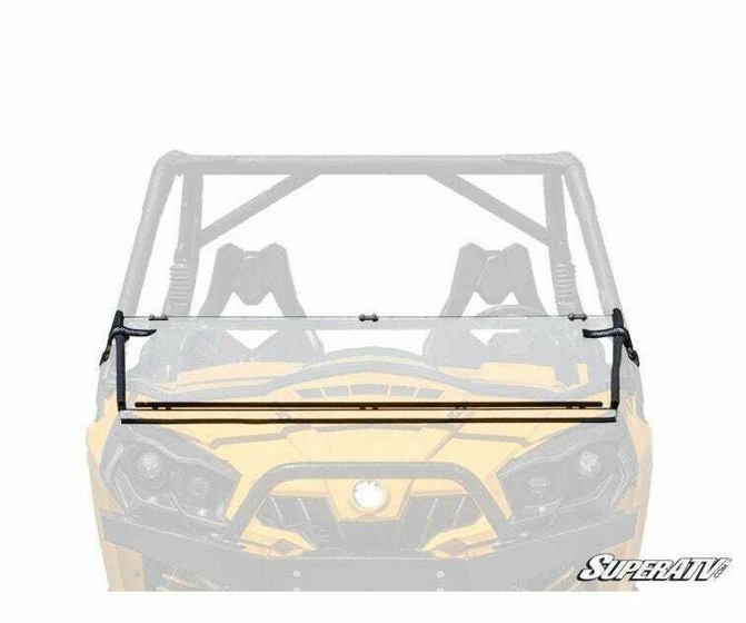 SuperATV Can-am Commander Scratch Resistant Flip Down Windshield - Image 3