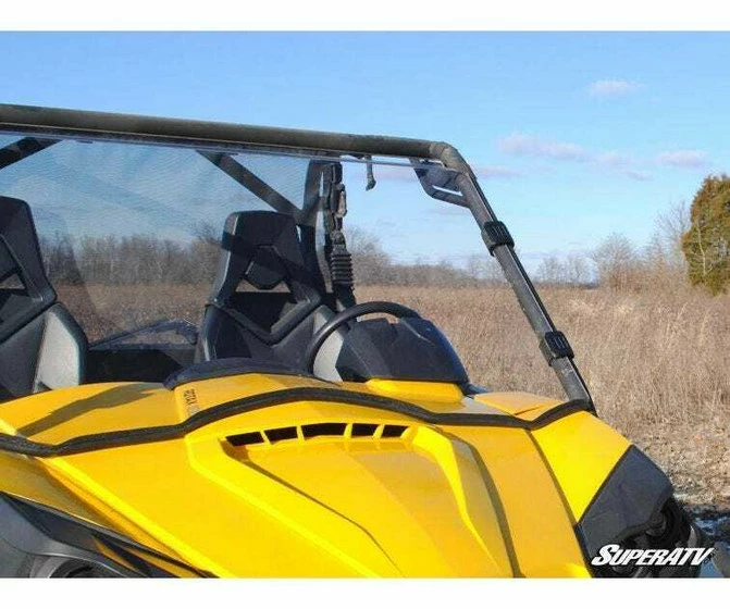 SuperATV Can-am Commander Scratch Resistant Full Windshield - Image 3