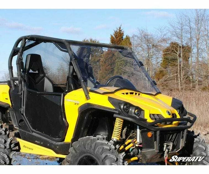 SuperATV Can-am Commander Scratch Resistant Full Windshield - Image 7
