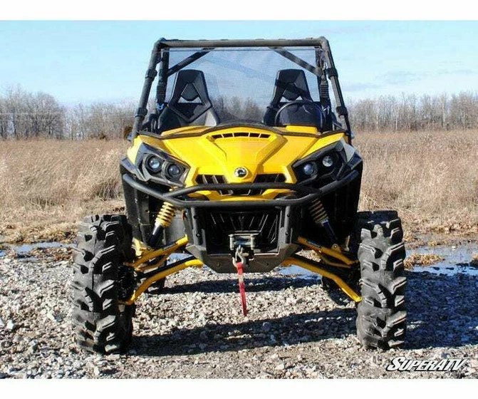 SuperATV Can-am Commander Scratch Resistant Full Windshield - Image 2