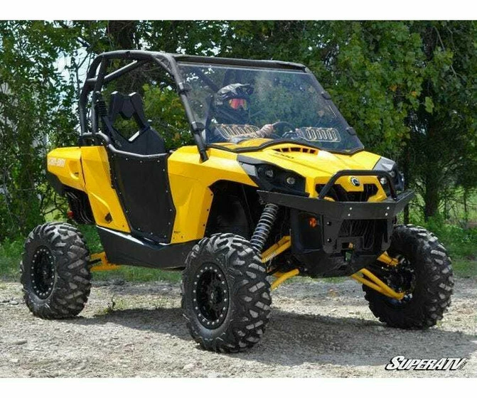 SuperATV Can-am Commander Scratch-resistant Vented Full Windshield - Image 5