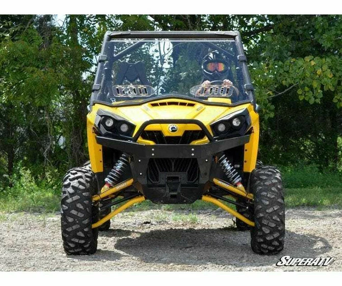 SuperATV Can-am Commander Scratch-resistant Vented Full Windshield - Image 3