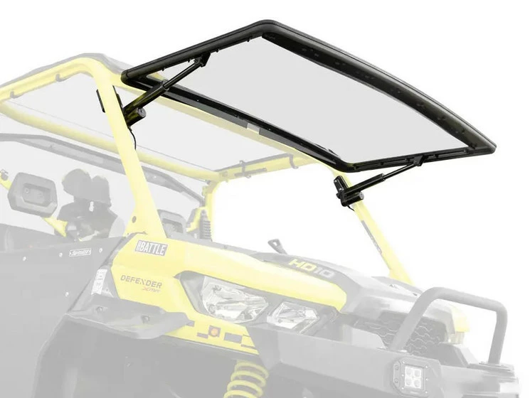 SuperATV Can-Am Defender Maxdrive Power Flip Windshield