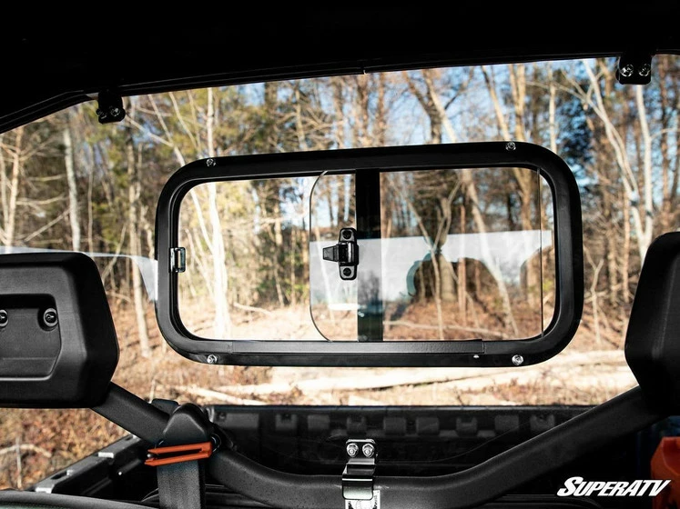 SuperATV Can-Am Defender Sliding Rear Windshield - Image 6