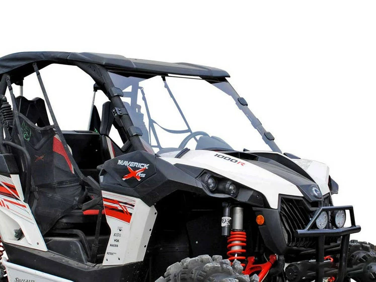 SuperATV Can-am Maverick Scratch Resistant Full Windshield