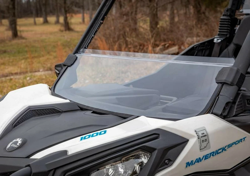 SuperATV Can-Am Maverick Sport Half Windshield - Image 3