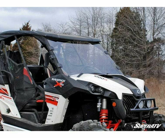 SuperATV Can-am Maverick Scratch Resistant Full Windshield - Image 7