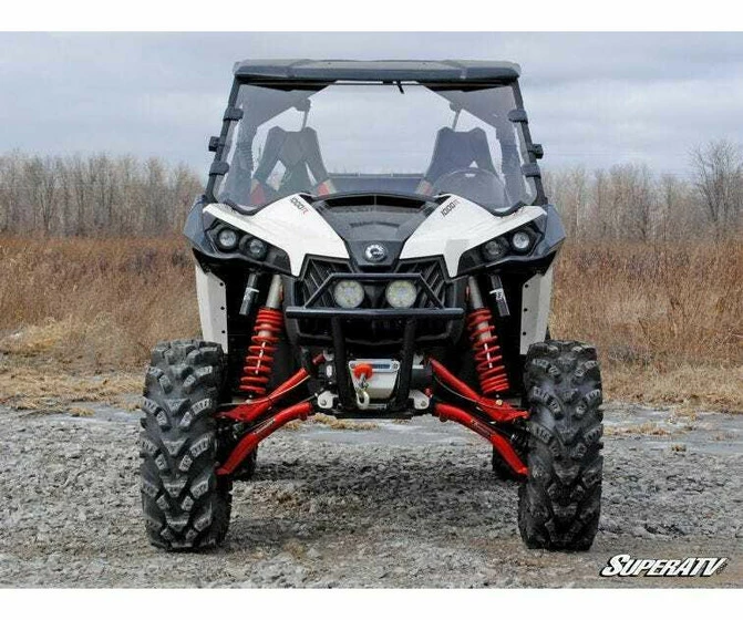 SuperATV Can-am Maverick Scratch Resistant Full Windshield - Image 2