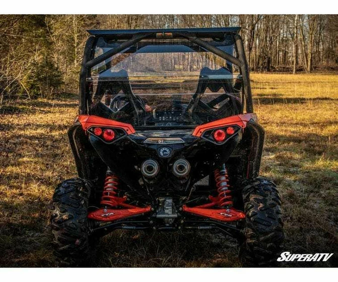 SuperATV Can-Am Maverick Windshield (Rear) (Clear Standard) - Image 3