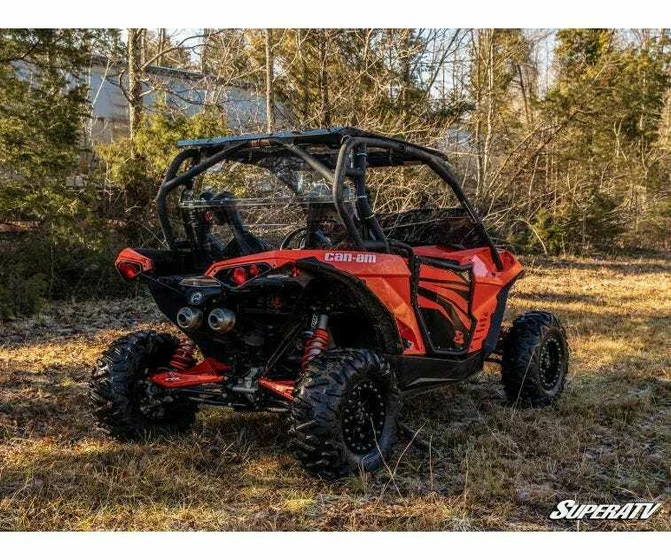 SuperATV Can-Am Maverick Windshield (Rear) (Clear Standard) - Image 2